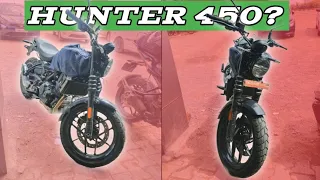 2025 Royal Enfield Hunter 450 Spotted