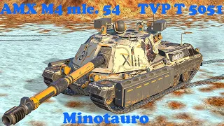Controcarro 3 Minotauro ● AMX M4 mle. 54 ● TVP T 5051 - WoT Blitz UZ Gaming