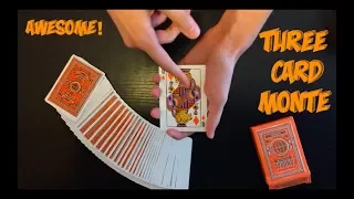 Surprise Three Card Monte Card Trick: Performance And Tutorial!