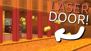 How To Make a LASER Door In Minecraft #Shorts