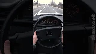 Acceleration 40-140km/h in 40 years old Mercedes W124