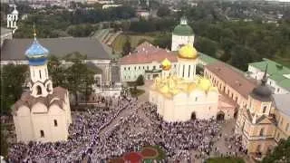 Запись трансляции Патриаршей Литургии в день памяти преп. Сергия Радонежского. Часть 2