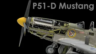 P51-D Mustang | How to build & paint engine | Part 3 of 4