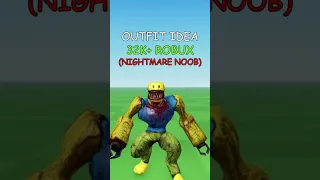 Making Roblox Nightmare Noob Outfit Idea 😈