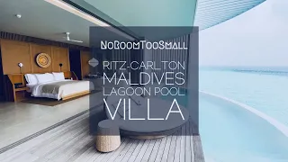 Ritz Carlton Maldives (Lagoon Pool Villa) - Room Tour (2023) (4K)