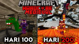 200 Hari Di Minecraft Hardcore Medieval Tapi Ada Banyak Mod