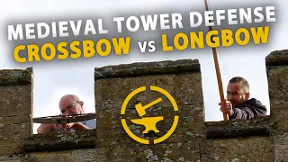 Crossbow or Longbow? What's better for defending your medieval tower?