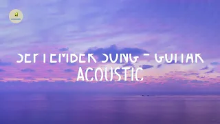 JP Cooper - September Song - Guitar Acoustic (lyrics)