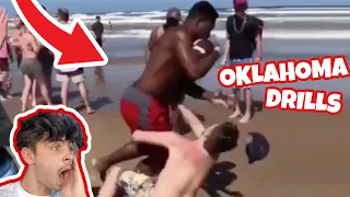 OKLAHOMA Drills on the Beach!