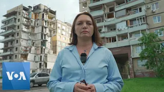 VOA's Myroslava Gongadze Reporting From Dnipro, Ukraine| VOA News