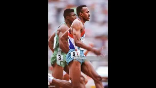 Frankie  Fredericks  vs John  Regis 200m 1994 Commonwealth Games  Quarter, Semi, Final).