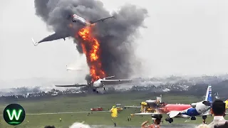 Tragic! Shocking Aviation Moments Filmed Seconds Before Disaster You Wouldn't Believe if Not Filmed!