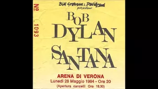 Bob Dylan 1984 05 28  Verona,Arenawith Mick TaylorFull Audio  Show