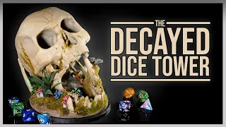 Decorating a Skull - Dice Tower for DnD & Zombicide