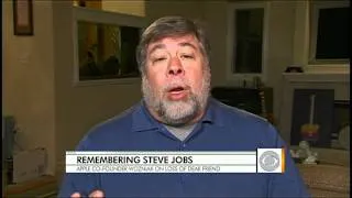 The Early Show - Apple co-founder Wozniak on loss of Jobs