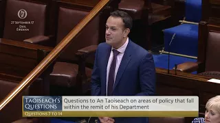 Varadkar waves goodbye to McDonald as she's asked to leave the House