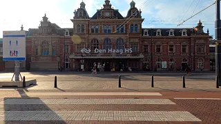 ⁴ᴷ⁶⁰ Walking around Den Haag Holland Spoor Train Station.