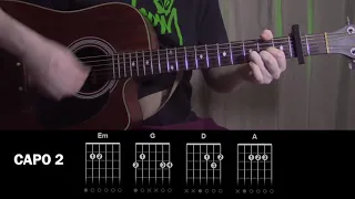 idfc - Blackbear - Guitar Lesson Tab (Tutorial) - How To Play