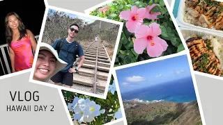 Day 2 in Oahu, Hawaii 🥥🌴🌺🍍🌸 | Da Bald Guy, Koko Crater Railway Trail, Beach House by Roy Yamaguchi