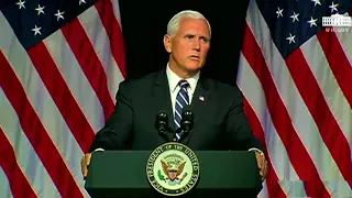 Mike Pence Space Force Speech with Halo Theme added