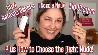 NEW Natasha Denona I Need a Nude Lip Crayons AND HOW TO Choose the Right Nude Lip!