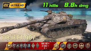 Object 907 💥 11 Kills / 8.8k Damage 💥 WoT Replay #143