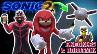 SONIC EL ERIZO 2 - Figuras Básicas de KNUCKLES & ROBOTNIK | Jakks Pacific (2022) - TOY SHOTS