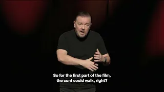 Ricky Gervais - Armageddon - ''Eddie Redmayne and Stephen Hawking'' Joke