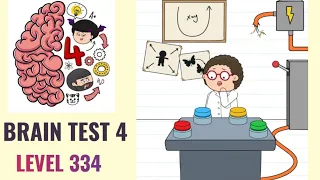 🧠 Brain Test 4 Level 334 | Doctor Worry must activate that device | Walkthrough