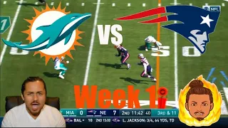 Miami Dolphins vs. New England Patriots Week 1 2020 Reaction Video