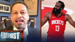 Chris Broussard on Harden's sad performance, Rockets Gm 4 loss to Lakers | NBA | FIRST THINGS FIRST