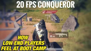 20FPS BOOTCAMP CHALLANGE | FPS MATTER? | DEVICE VS SKILLS