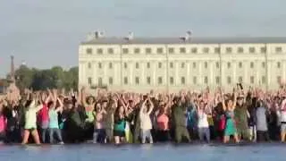 River Flash mob  St.Petersburg