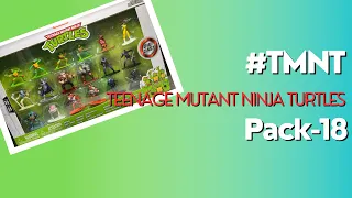Teenage Mutant Ninja Turtles (TMNT) |Nickelodeon| Pack-18 | Nano Metalfigs |JADA TOYS| Die-cast