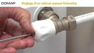 Réglage d'un robinet manuel Universar