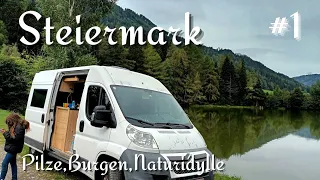 Stmk'23 #1/Roadtrip in der Steiermark/Katastrophale Pilzausbeute/Burgenbesichtigungen #travel