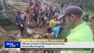 Landslides in Papua New Guinea claim over 2,000 lives