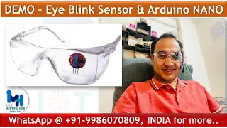 DEMO – Eye Blink Sensor & Arduino NANO