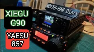 YAESU 857D & XIEGU G90