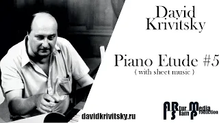 D. Krivitsky Piano Etude #5 ( Kostya Tsatour - piano)