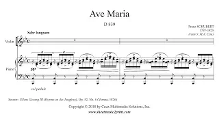 Schubert : Ave Maria - Violin
