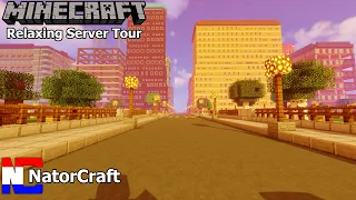 Minecraft Relaxing Longplay - NatorCraft Tour (No Commentary)