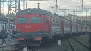 ЭР2Р-7080 прибывает в Рязань-1
