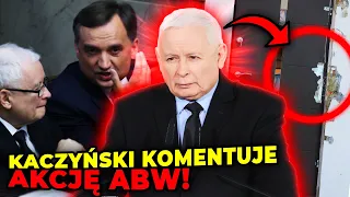 Kaczyński wreszcie skomentował akcję PK i ABW ws. ziobrystów. "To, co się dzieje..."