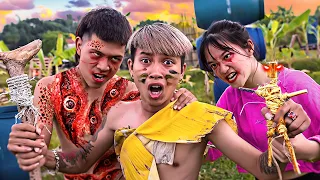 The Gods Must Be Crazy ZOMBIES BATTLE NERF Warrior Girl Nerf Guns rescue Aboriginal - VTL Nerf War