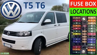 How to check fuses on VW T5 VW T6 and VW T5 VW T6 Fuse Locations