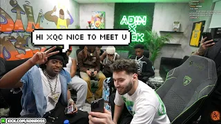 xQc meets Ski Mask The Slump God for The First Time