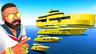 Collecting SMALLEST to BIGGEST BOATS in GTA 5!