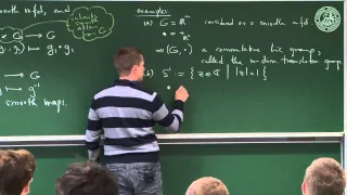 Lie groups and their Lie algebras - Lec 13 - Frederic Schuller