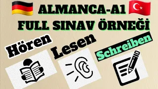 Almanca A1 sınav örneği full.Deutsch a1 Prüfung voll #almancaöğren #almancakursu #deutschlernen